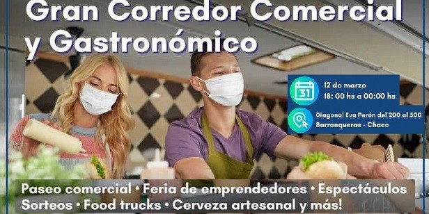 Anuncian el “Gran Corredor Comercial y Gastronómico