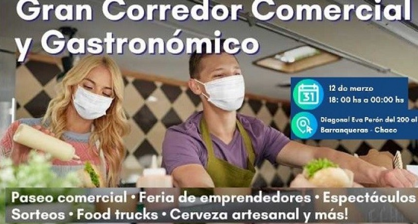 Anuncian el “Gran Corredor Comercial y Gastronómico