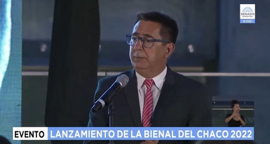 Gustavo Martínez participó del lanzamiento nacional de la Bienal 2022 