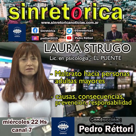 LAURA STRUGO EN SINRETÓRICA TV