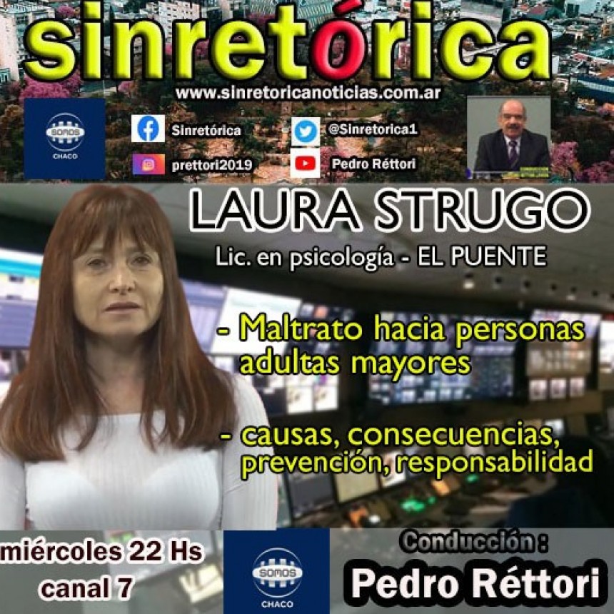 LAURA STRUGO EN SINRETÓRICA TV