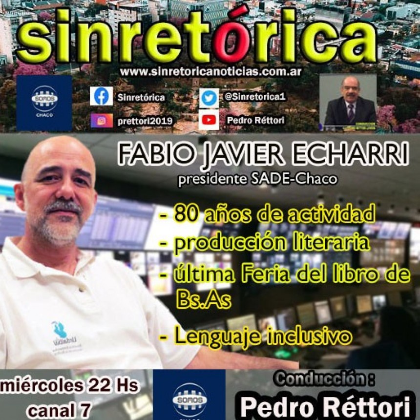 FABIO JAVIER ECHARRI EN SINRETÓRICA TV