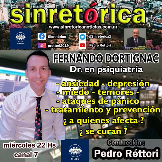 DR. FERNANDO DORTIGNAC EN SINRET RICA TV