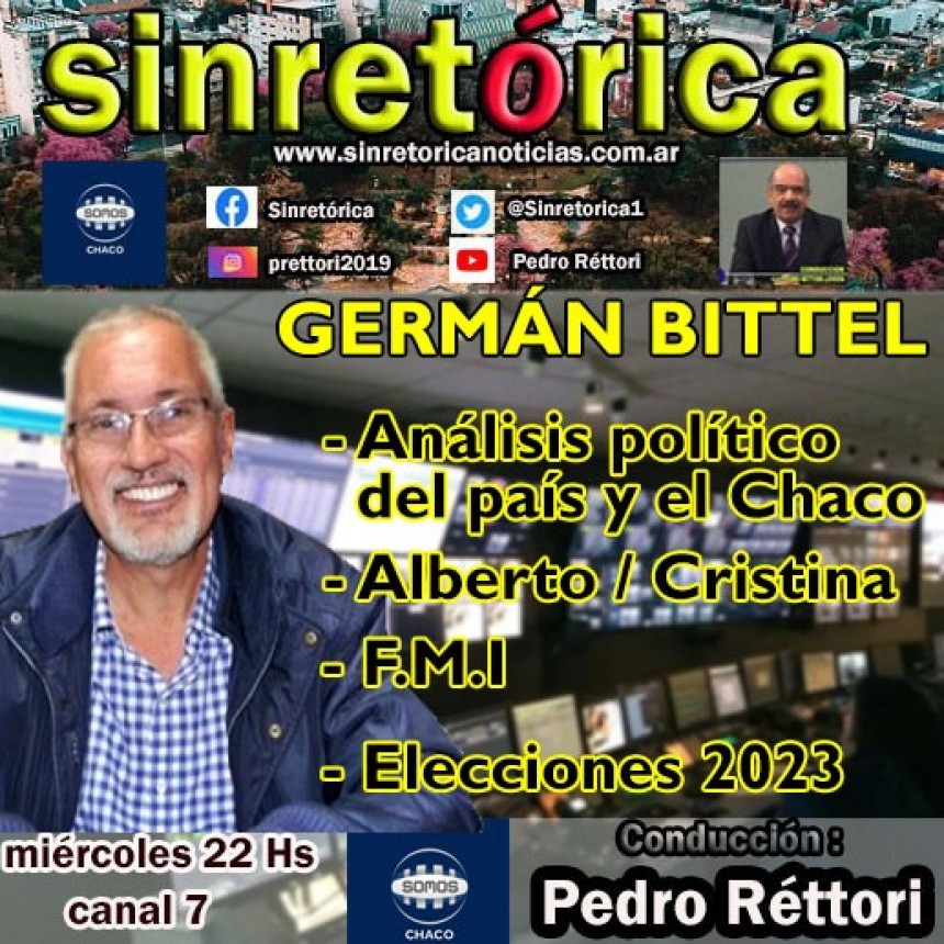 GERMÁN BITTEL EN SINRETÓRICA TV.