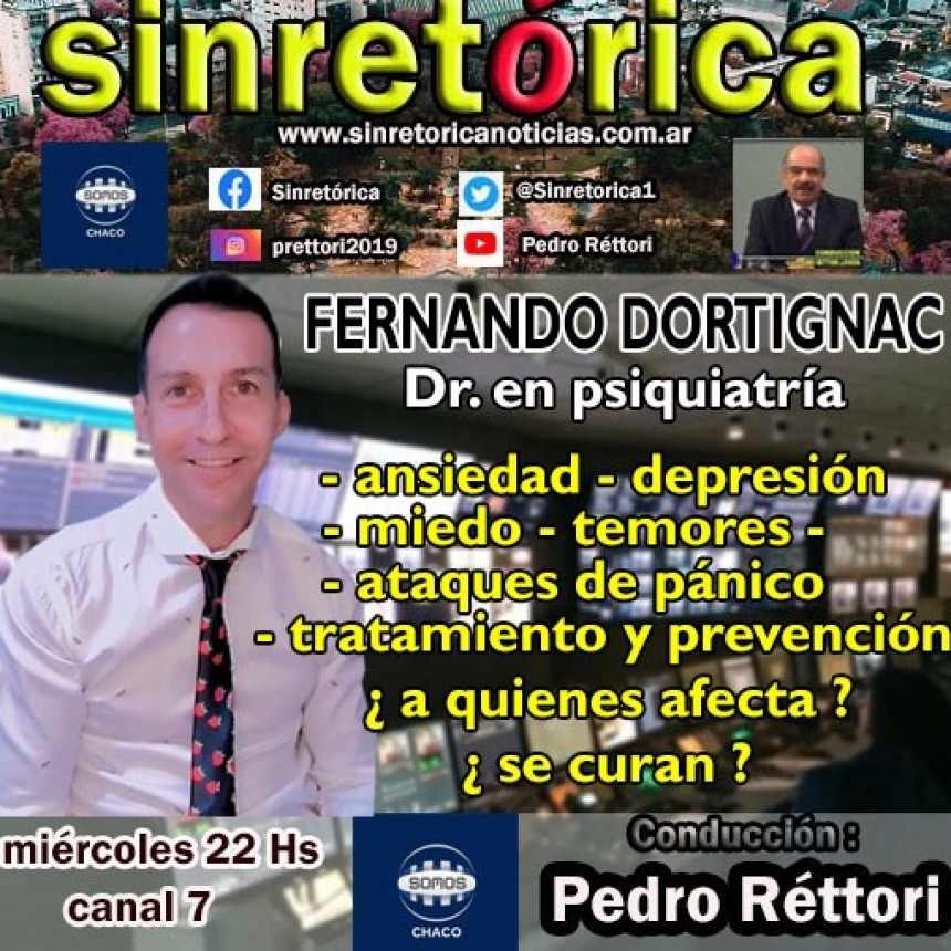 DR. FERNANDO DORTIGNAC EN SINRETÓRICA TV.