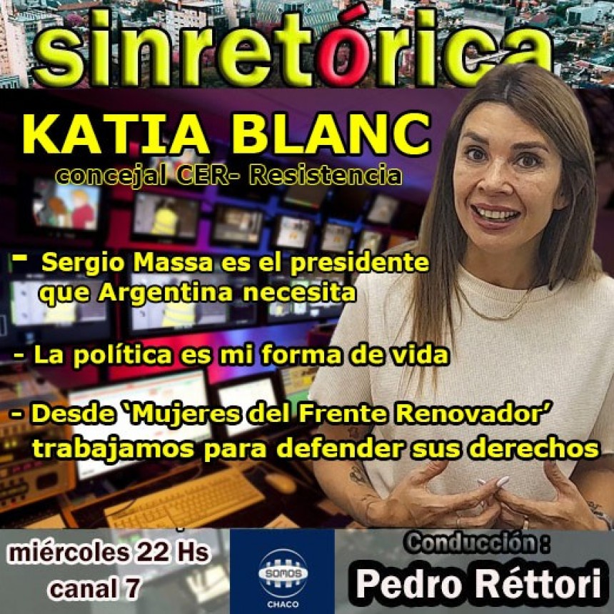 KATIA BLANC EN SINRETÓRICA TV