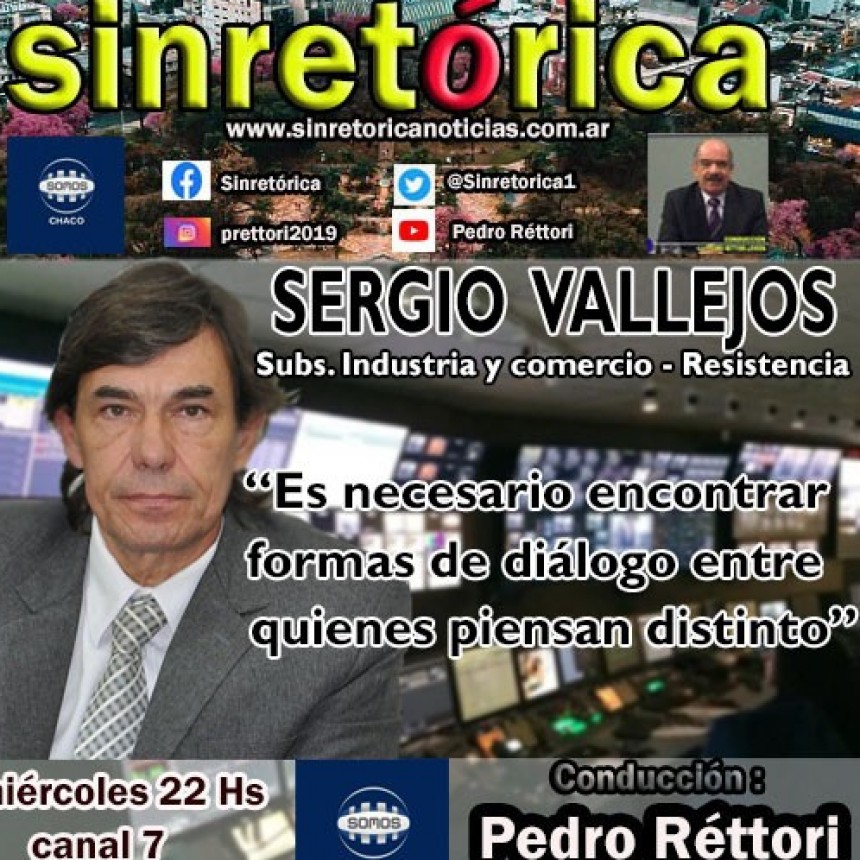 SERGIO VALLEJOS EN SINRETÓRICA TV