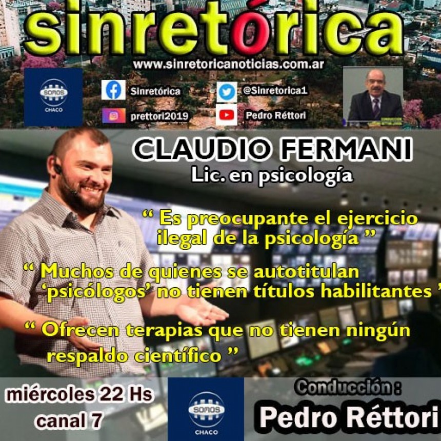 CLAUDIO FERMANI EN SINRETÓRICA TV