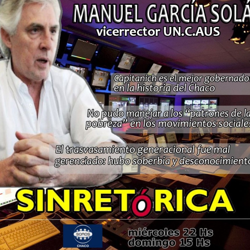 MANUEL GARCÍA SOLÁ EN SINRETÓRICA TV