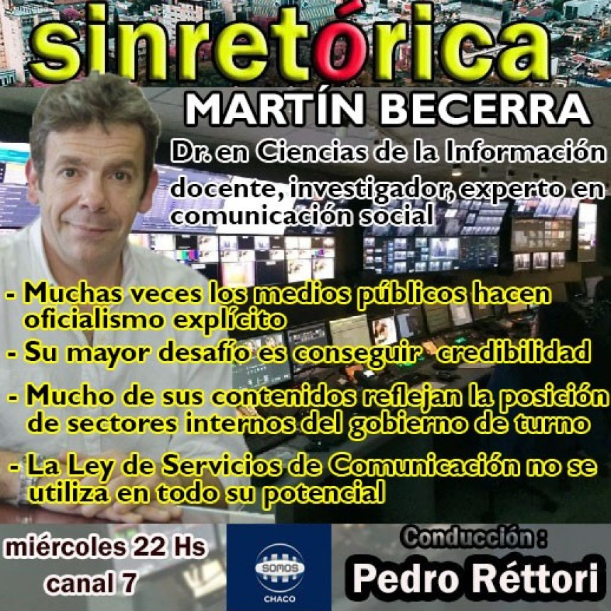 MARTÍN BECERRA EN SINRETÓRICA TV